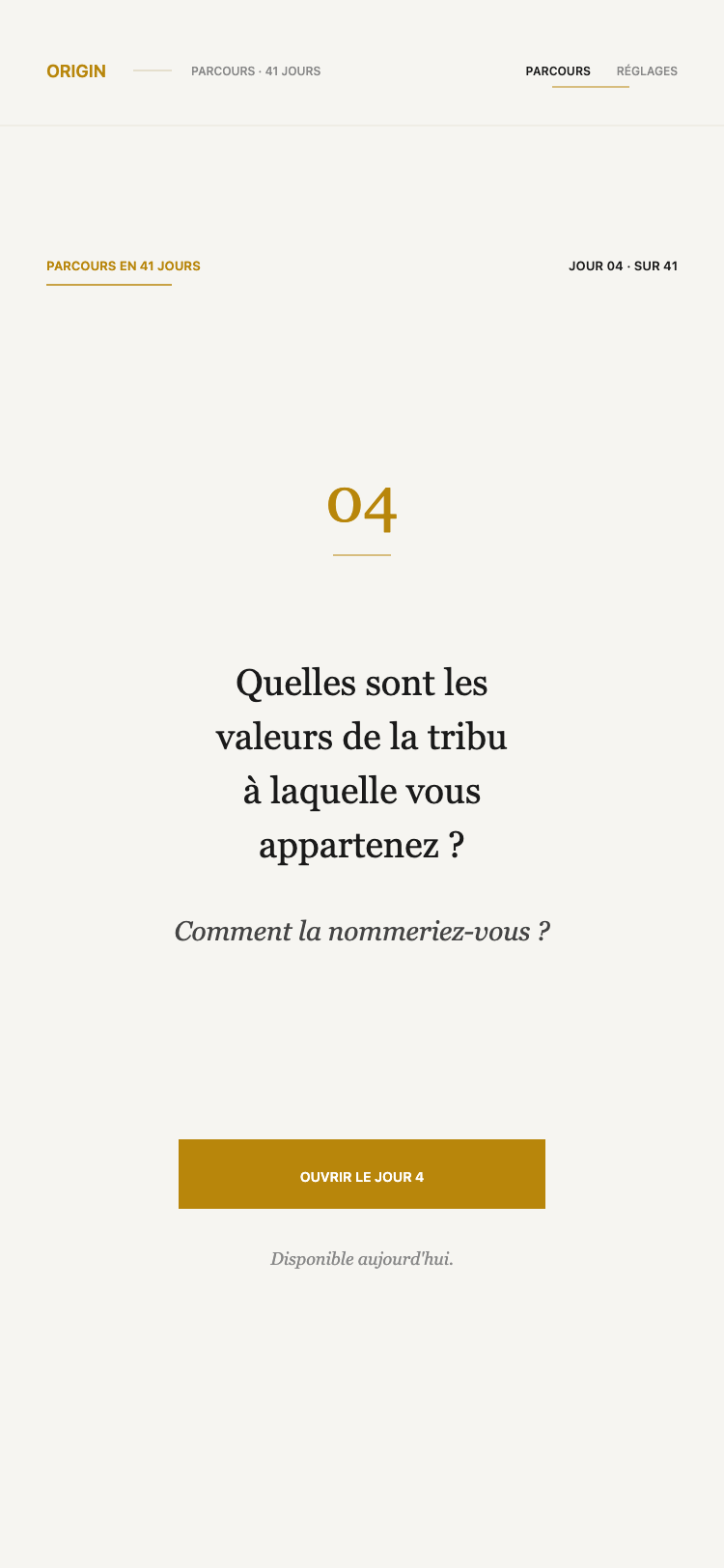 Origin sur mobile